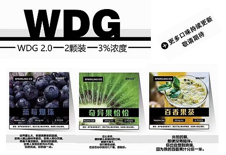 WDG2.0 柚通用电子烟烟蛋烟弹