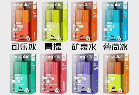 SNOWPLUS 10000口大容量一次性电子烟